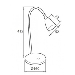 LED lauavalgusti 2,5W