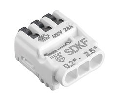 Kiirklemm 3*0,2-2,5mm² 75tk/pk SDKF