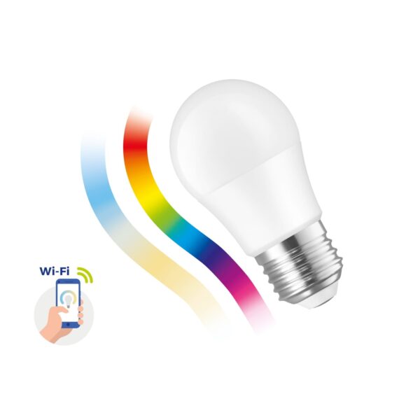 LED lamp 5W RGB nutikas wifi-ga E27
