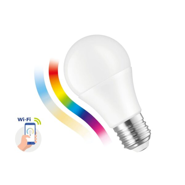 LED lamp 9W RGB nutikas wifi-ga E27