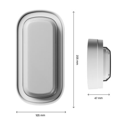 LED Plafoonvalgusti Ovaalne 10w-15W 2700k-6000K Niiskuskindel