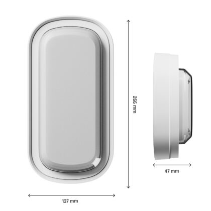 LED Plafoonvalgusti Ovaalne 10w-15W 2700k-6000K Niiskuskindel