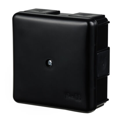 Harukarp IP55 90*90*40mm Niiskuskindel Must