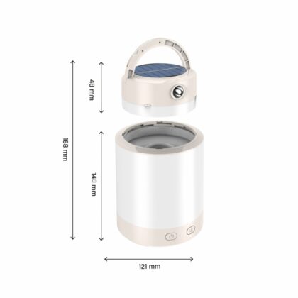 LED Akuvalgusti 2W Päikesepaneeliga