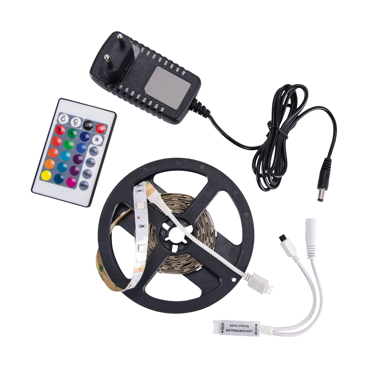 LED Riba Komplekt 21,6w IP20 RGB