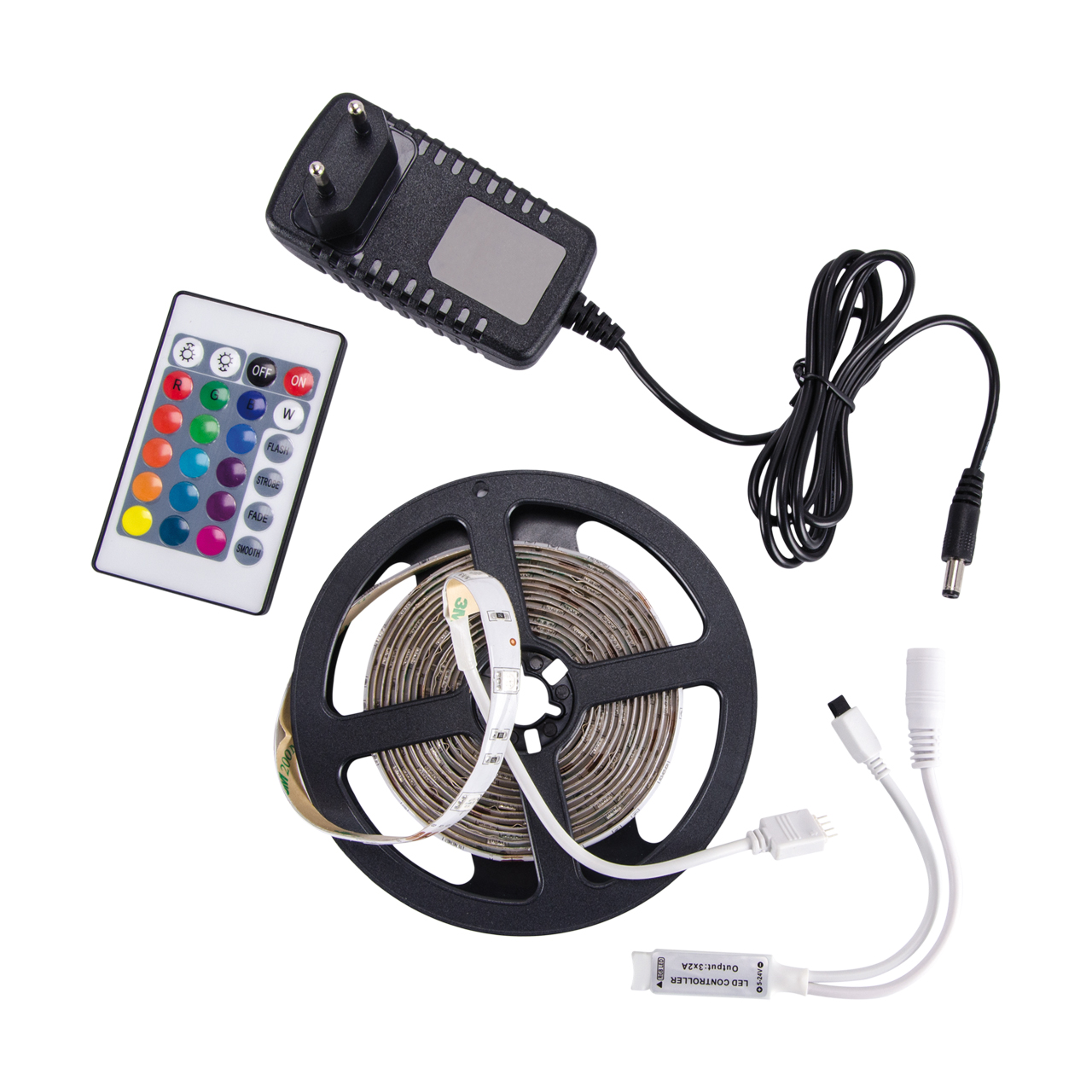 LED Riba Komplekt 21,6w IP65 RGB