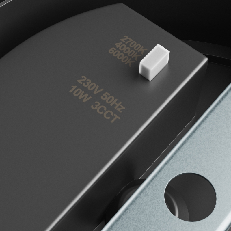 LED Seinavalgusti 10W CCT Ümmargune - Image 5