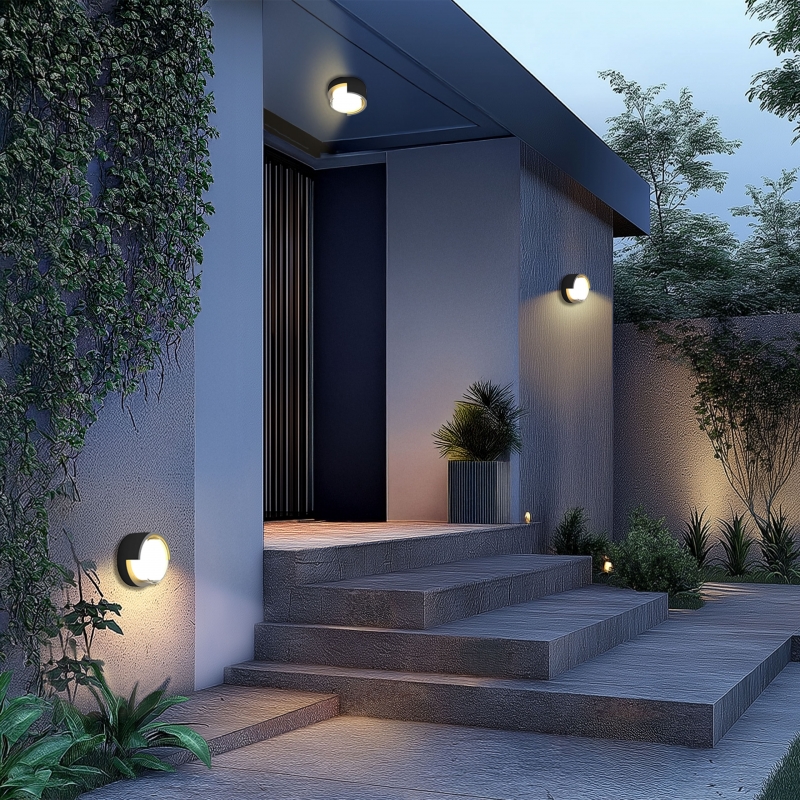 LED Seinavalgusti 10W CCT Ümmargune - Image 6