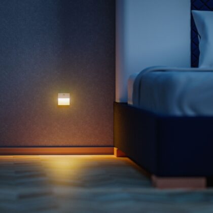 LED Öövalgusti Akuga Liikumisanduriga RGB 2TK