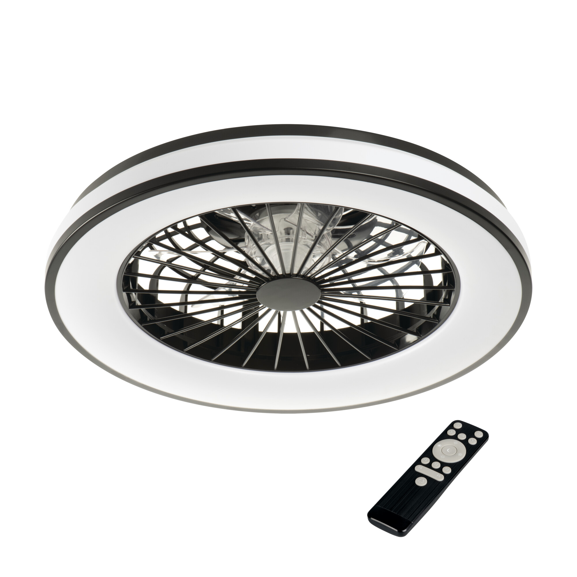 LED Laevalgusti Ventilaatoriga 48w 4CCT RGB