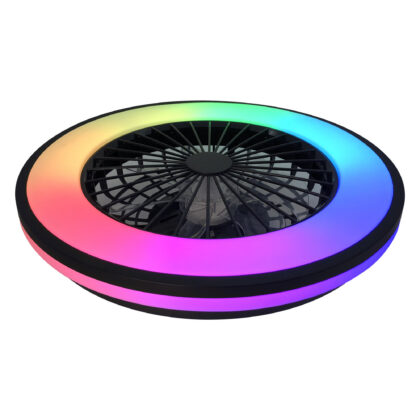LED Lae- ja Seinavalgusti Ventilaatoriga 48w 4CCT RGB