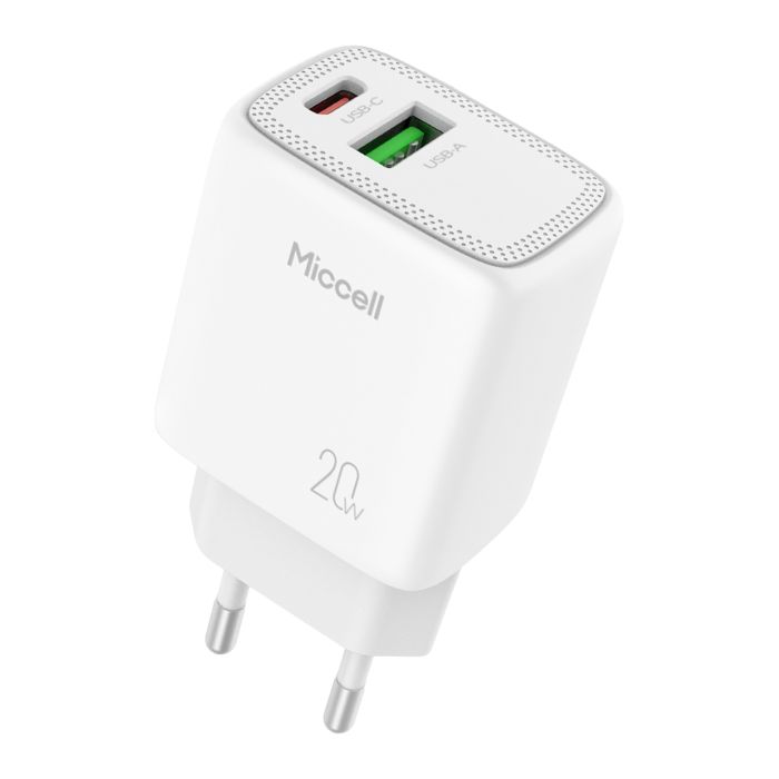 Laadimisadapter 20w USB-A/USB-C